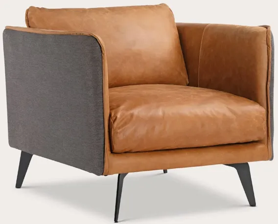 Moe's Furniture Messina Top-Grain Leather Armchair