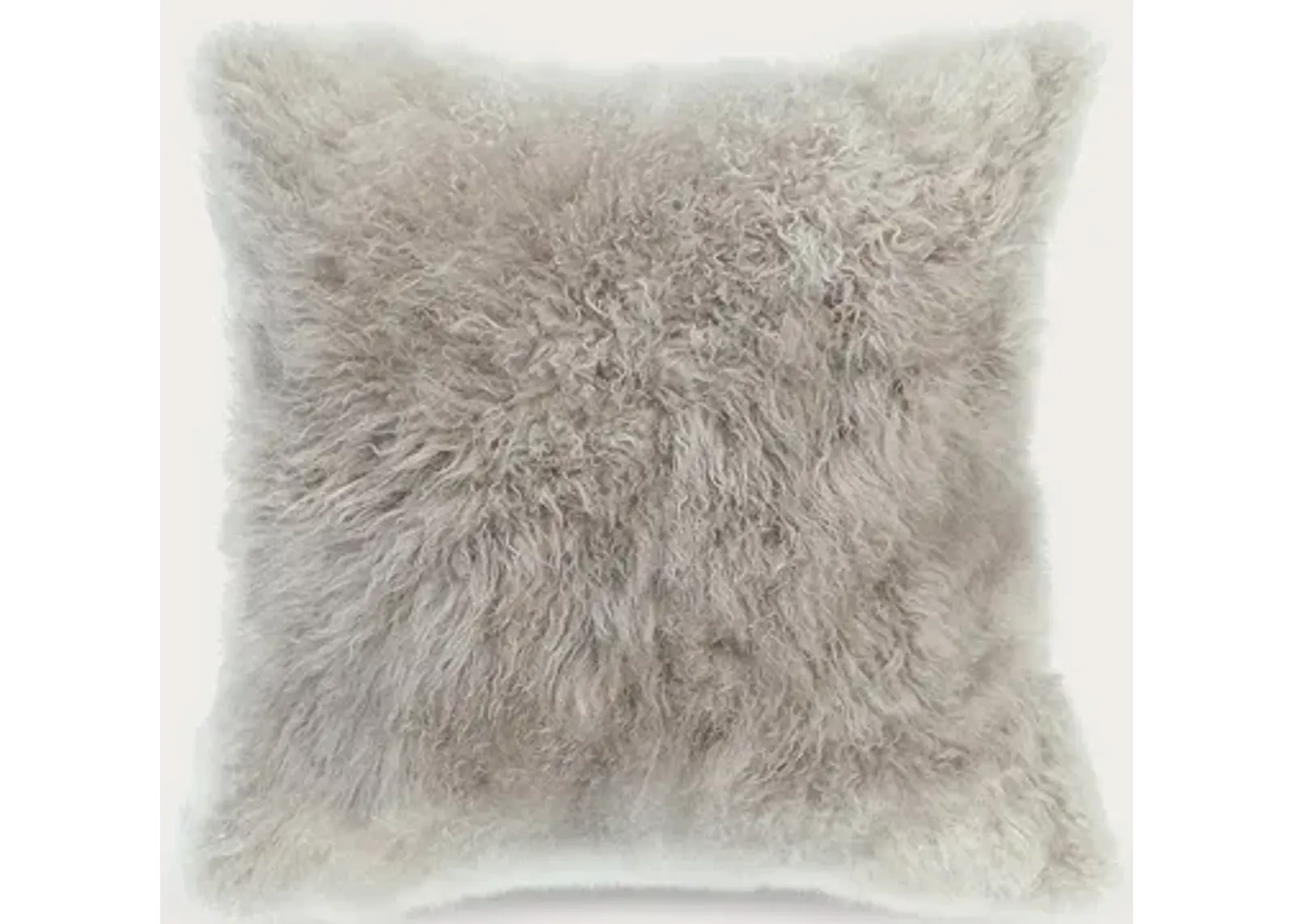 Moe's Furniture Cashmere Goat Fur Throw Pillow