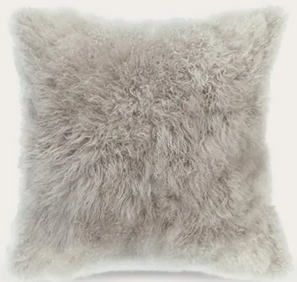 Moe's Furniture Cashmere Goat Fur Throw Pillow