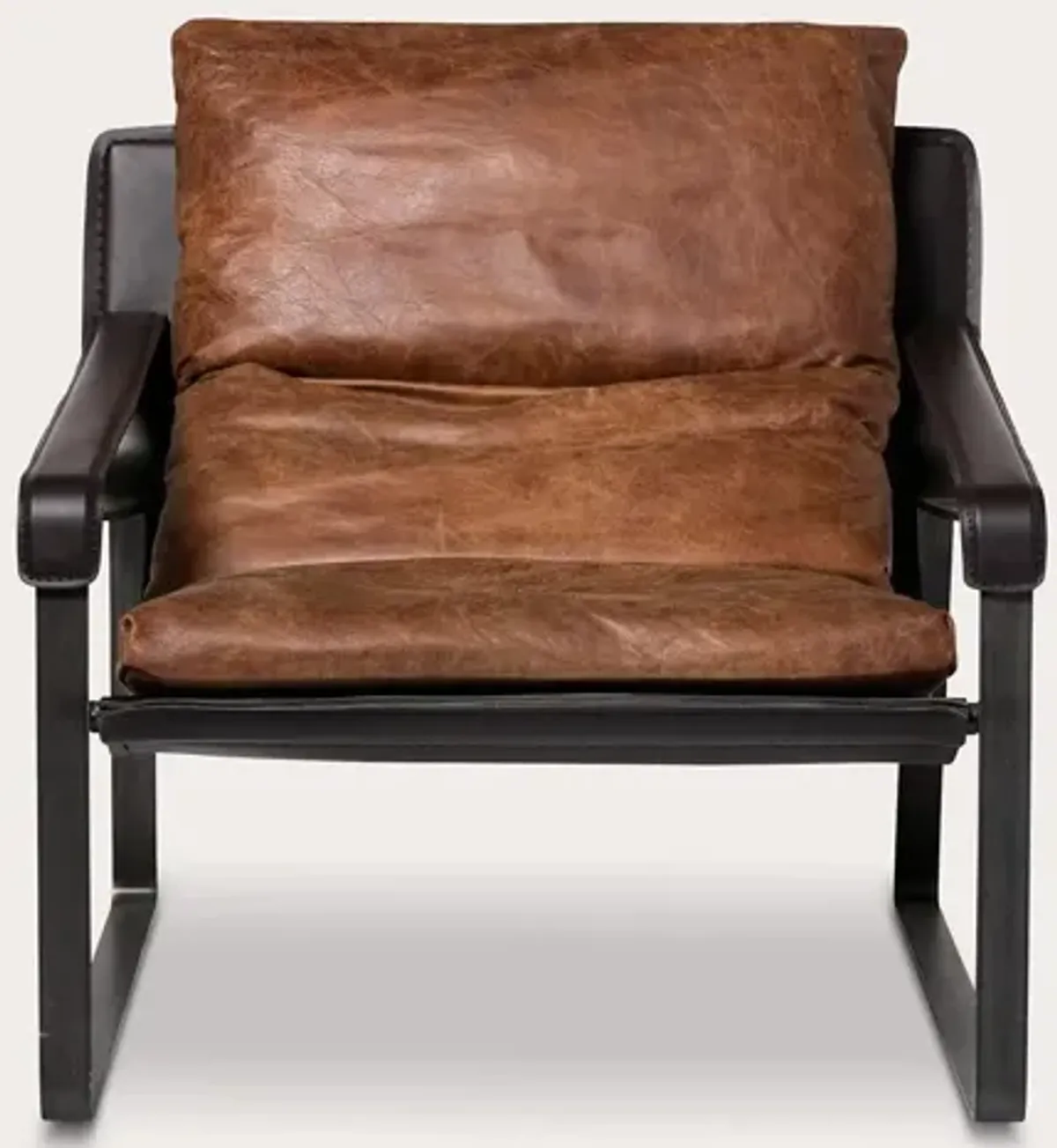 Moe's Furniture Connor Genuine Leather Club Chair
