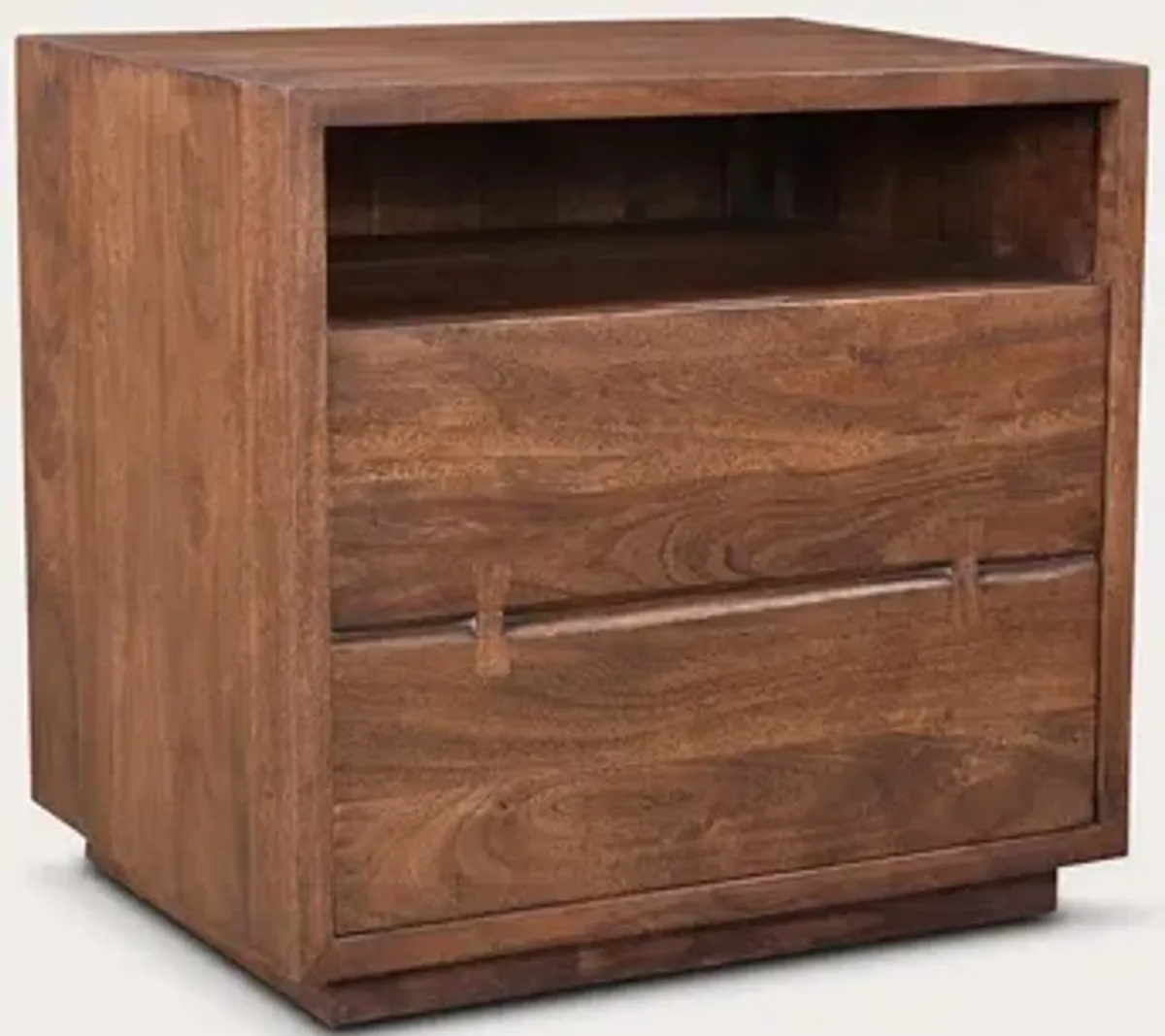 Moe's Furniture Madagasikara Solid Acacia Wood 1-Drawer Nightstand