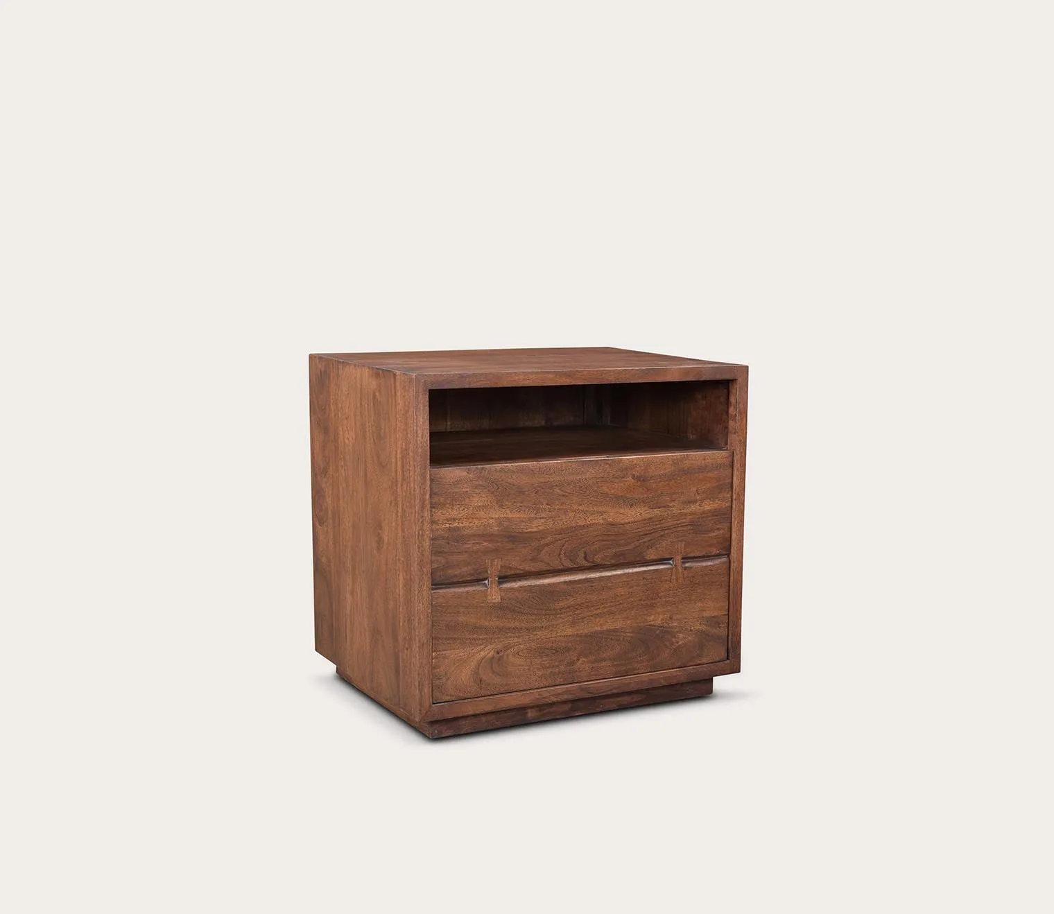 Moe's Furniture Madagasikara Solid Acacia Wood 1-Drawer Nightstand