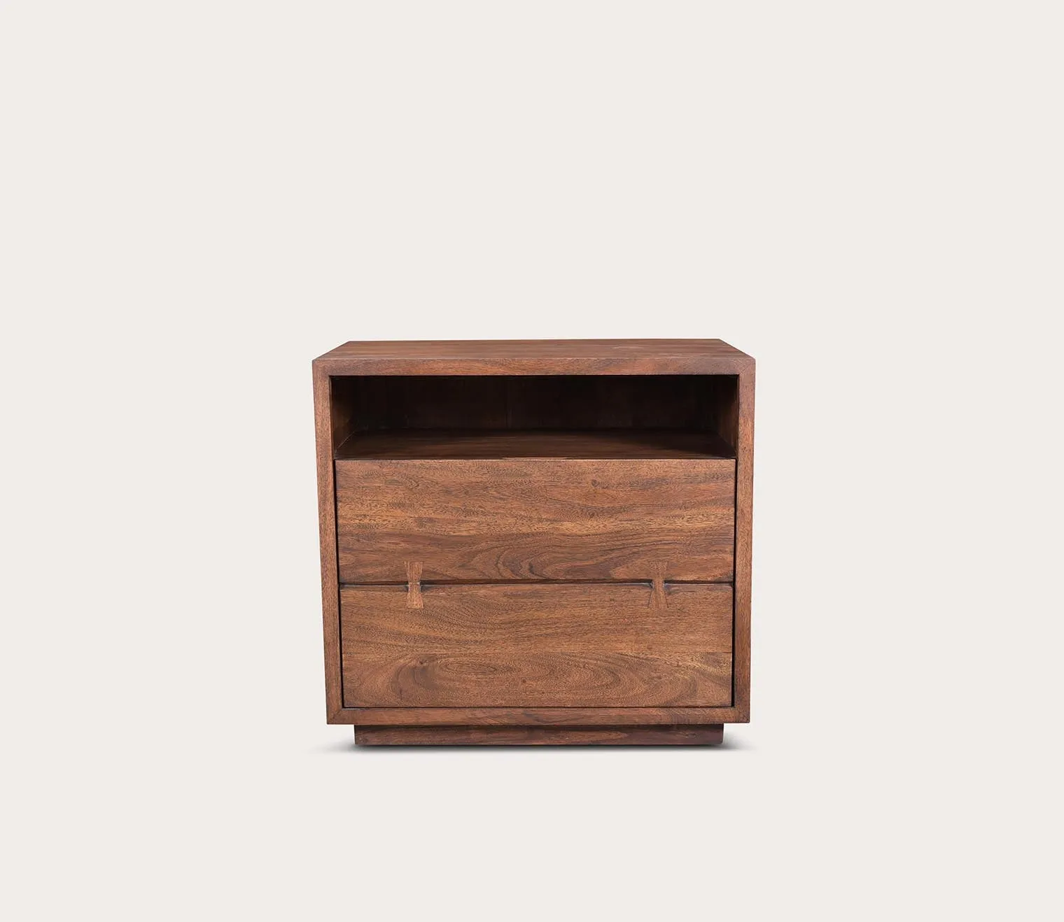 Moe's Furniture Madagasikara Solid Acacia Wood 1-Drawer Nightstand