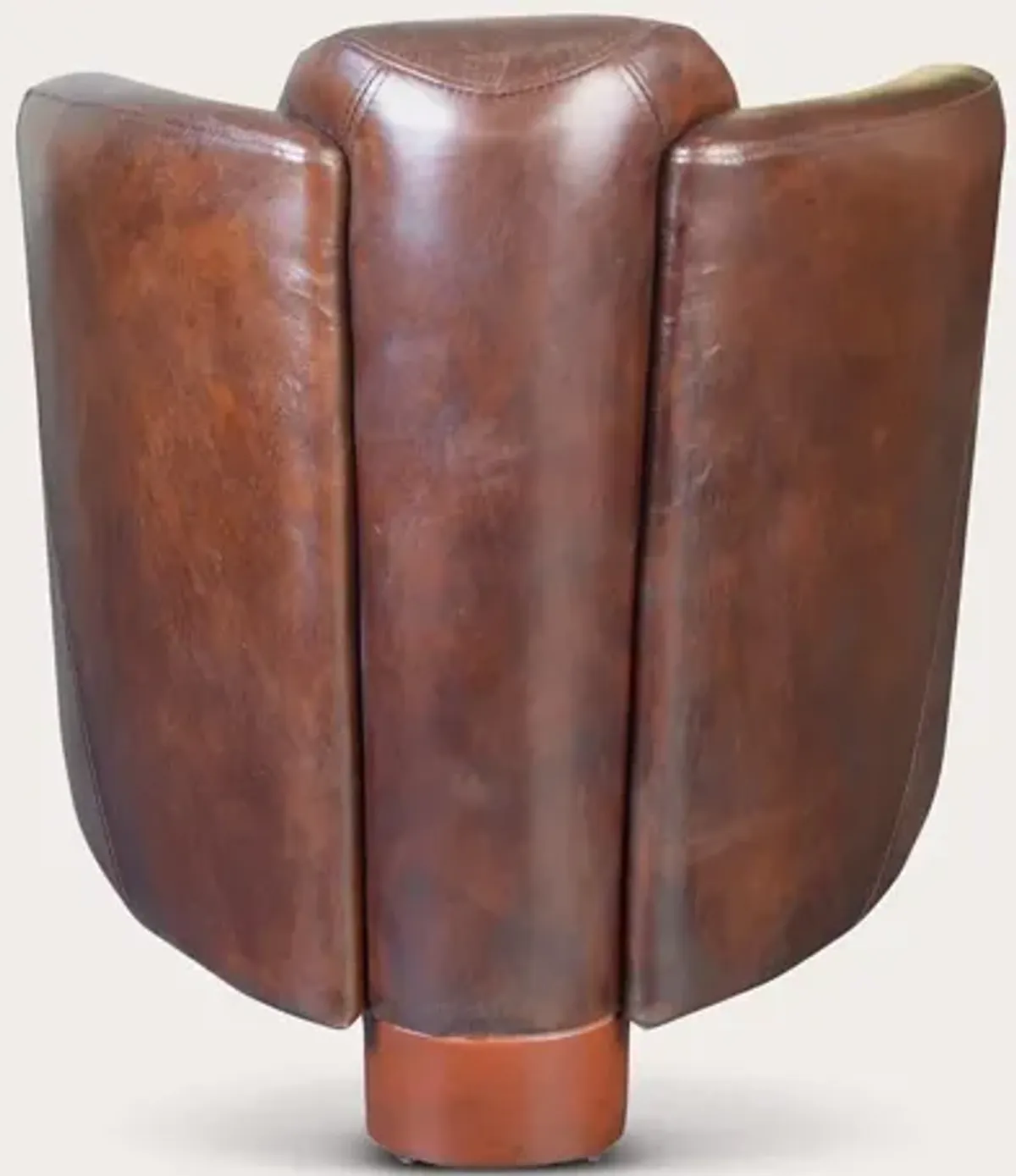 Moe's Furniture Salzburg Brown Top-Grain Leather Club Chair