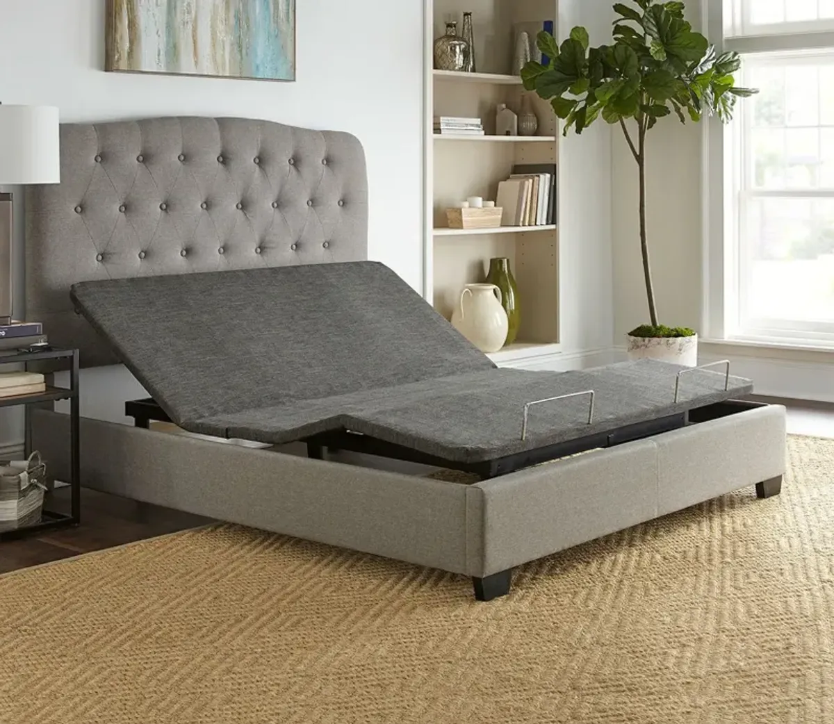 Boyd Sleep Adjusta Flex Zero-Clearance Adjustable Bed Base - Memory Foam - Queen