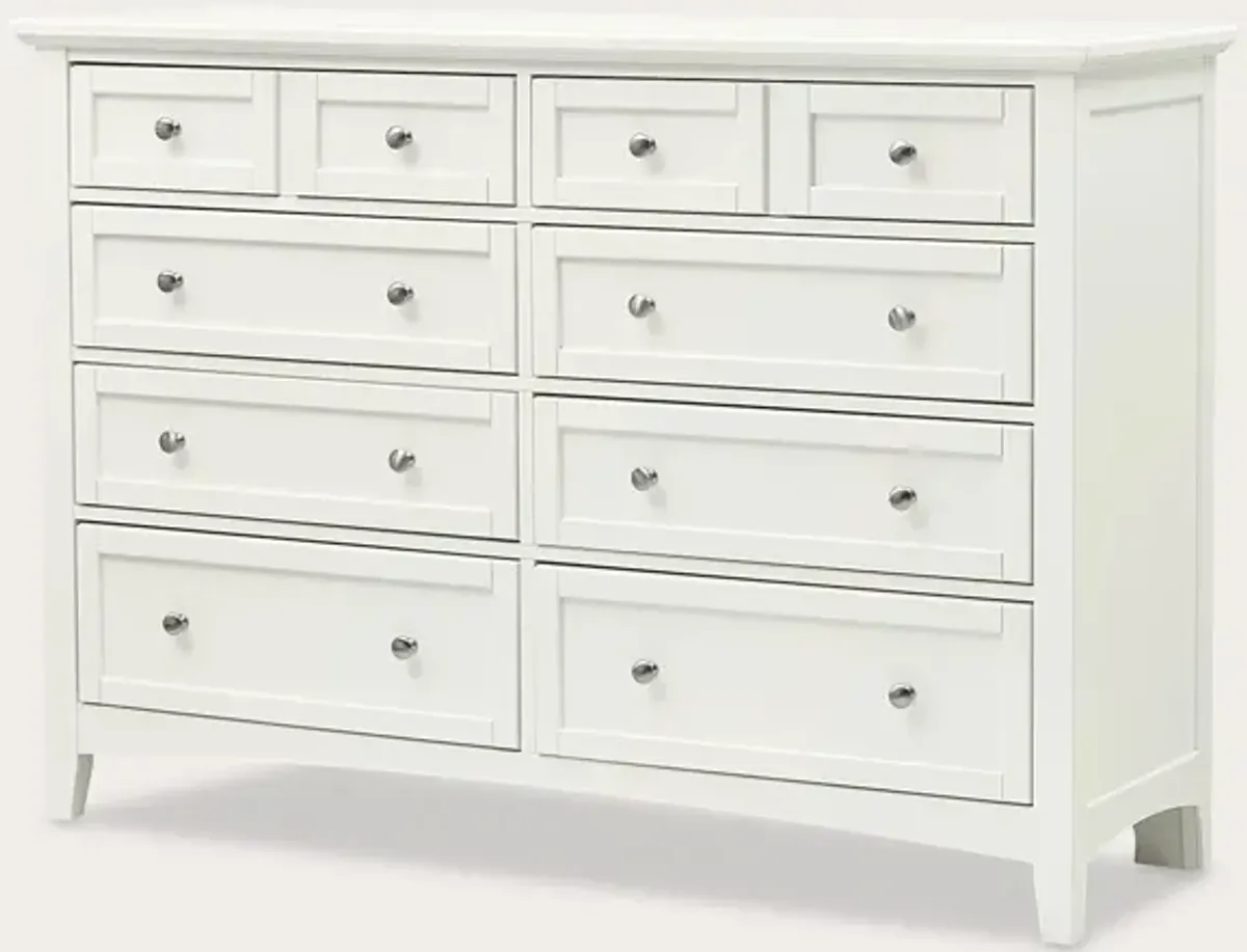 Vaughan Bassett Bonanza 8-Drawer Triple Dresser - Merlot