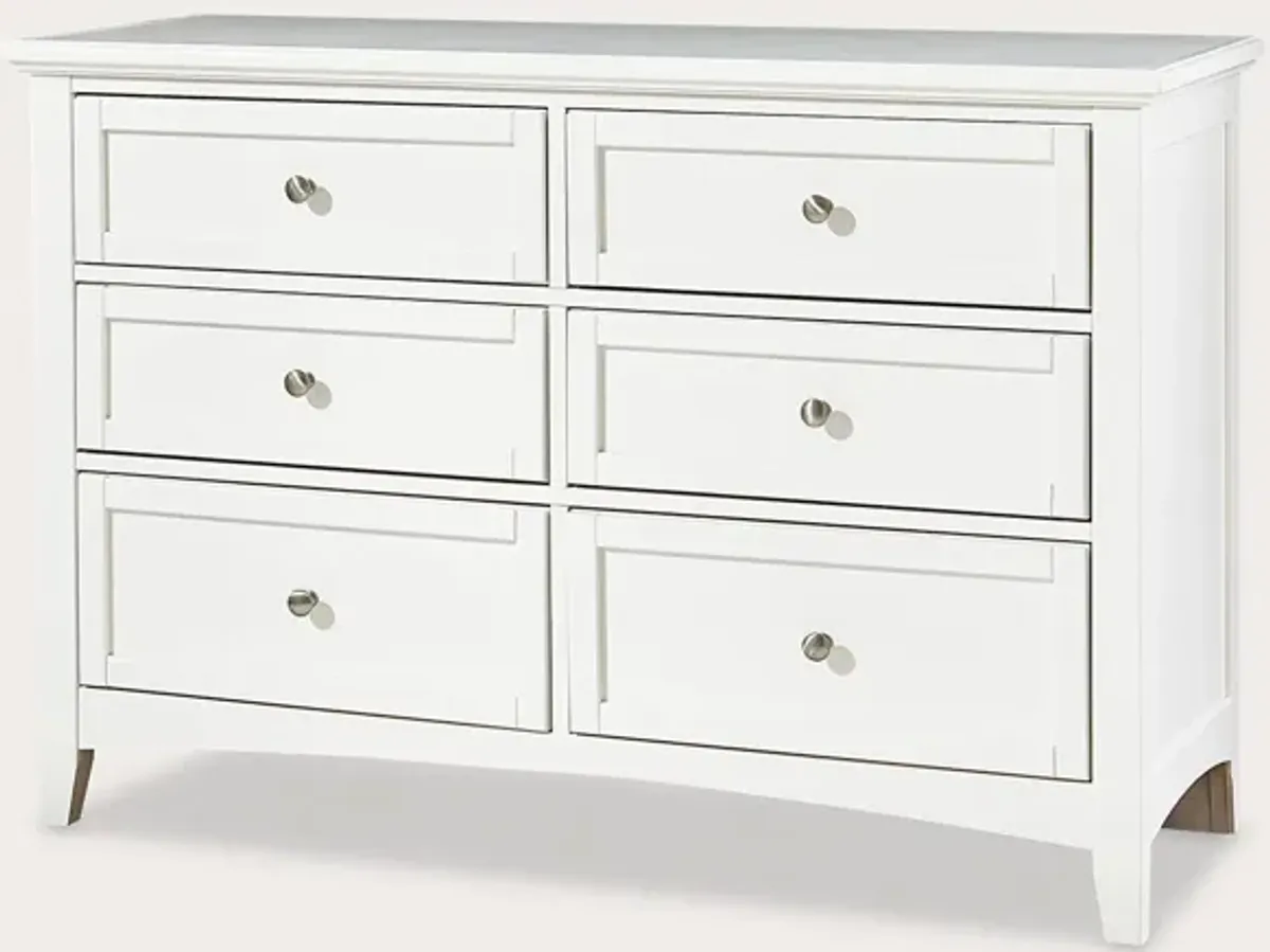 Vaughan Bassett Bonanza 6-Drawer Double Dresser - Merlot