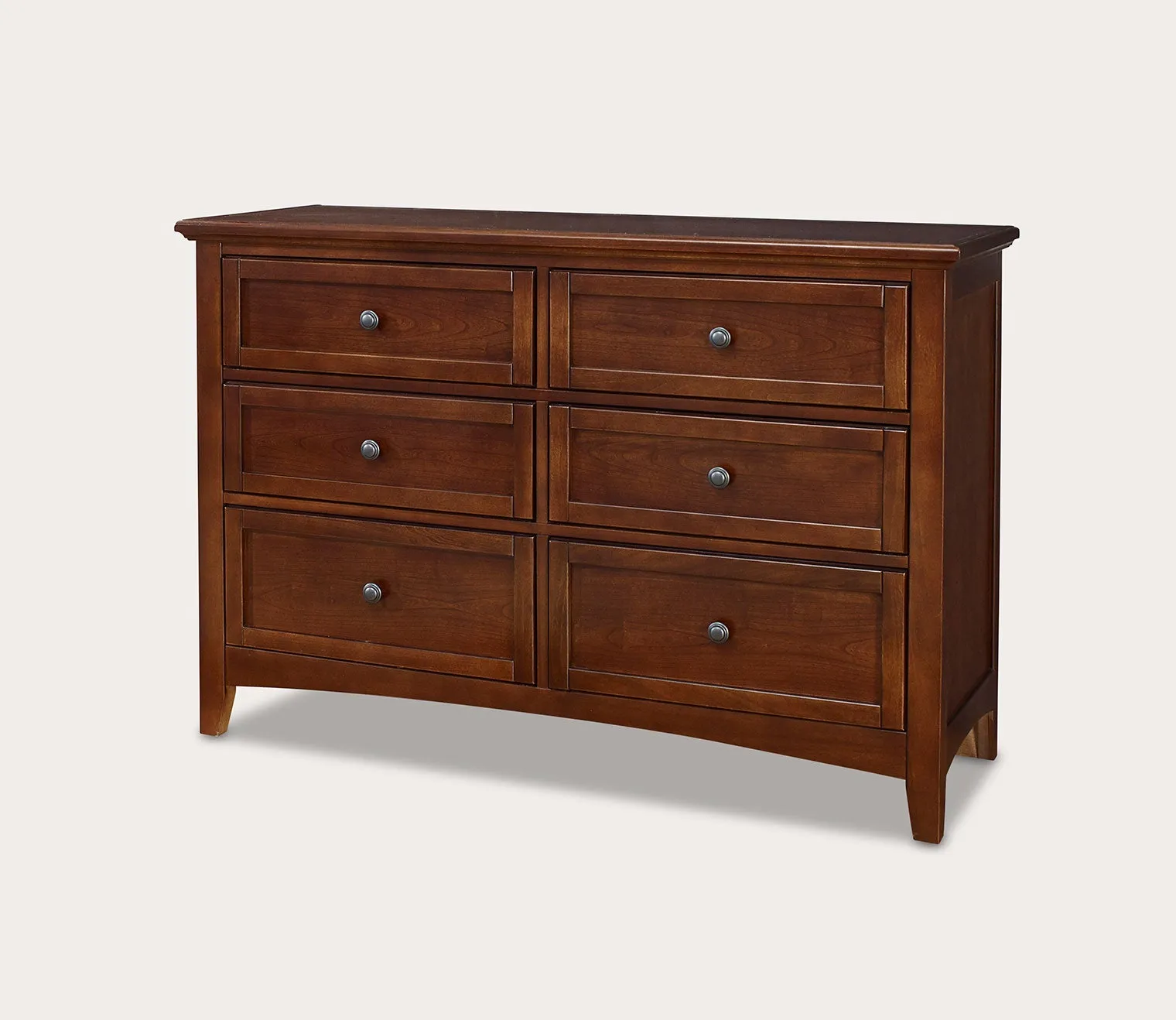 Vaughan Bassett Bonanza 6-Drawer Double Dresser - Merlot