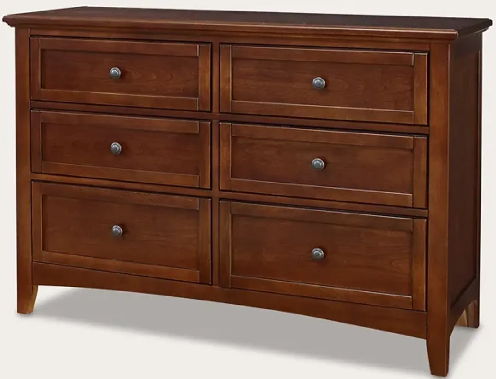 Vaughan Bassett Bonanza 6-Drawer Double Dresser - Merlot