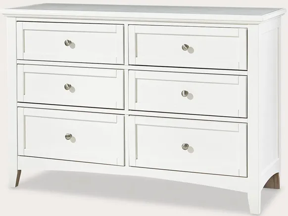 Vaughan Bassett Bonanza 6-Drawer Double Dresser - Grey