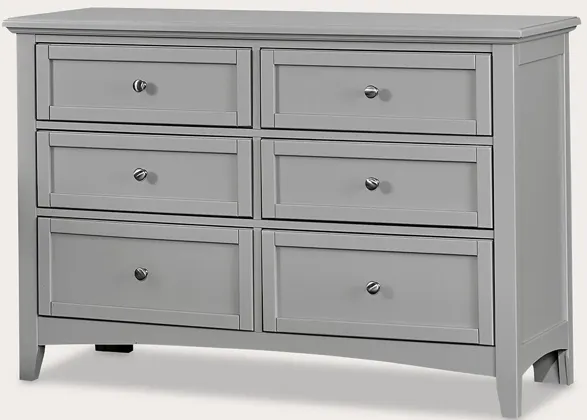 Vaughan Bassett Bonanza 6-Drawer Double Dresser - White