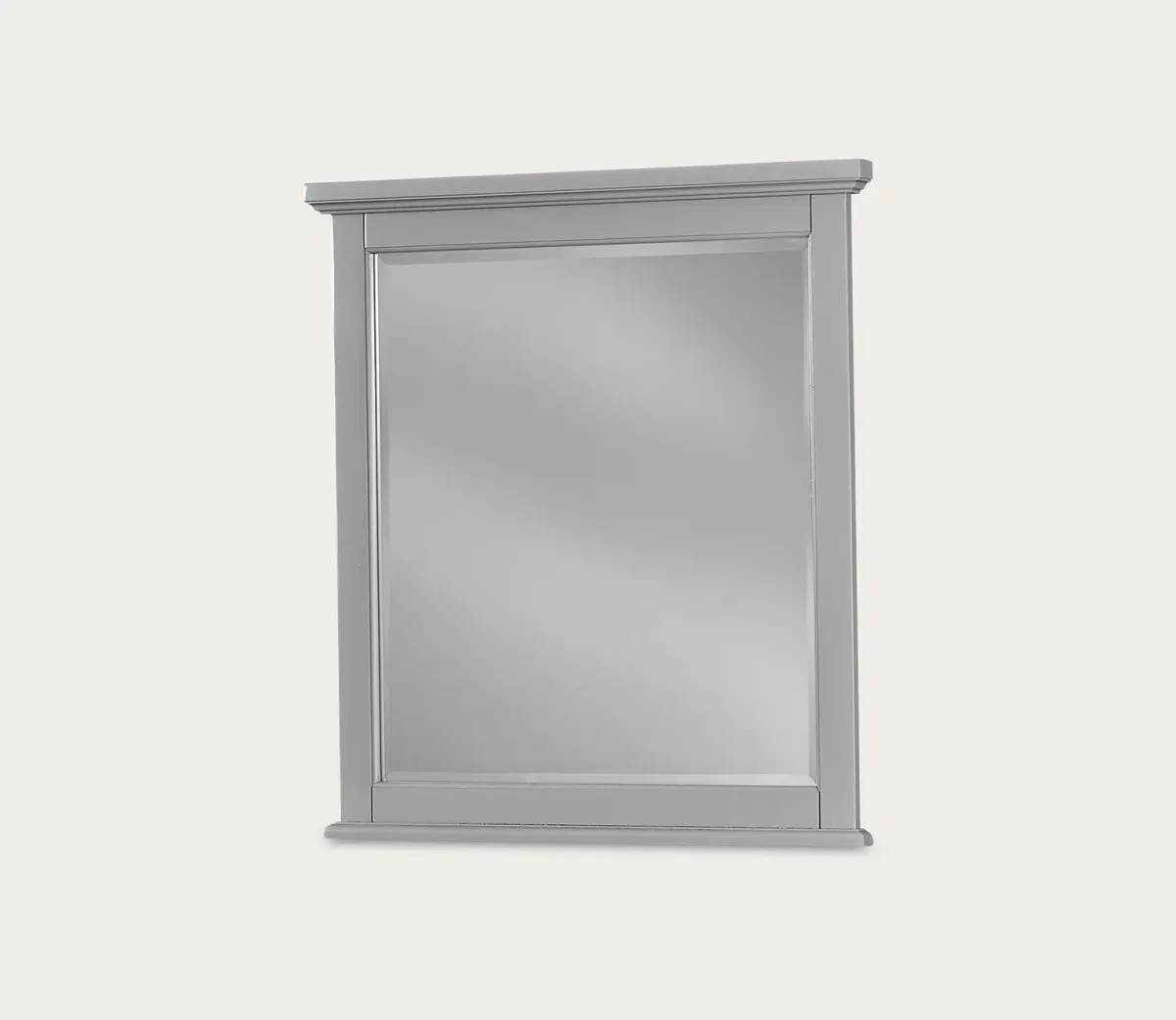 Vaughan Bassett Bonanza Small Studio Mirror - White