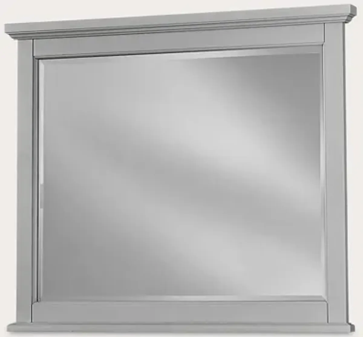 Vaughan Bassett Bonanza Large Landscape Mirror - Grey