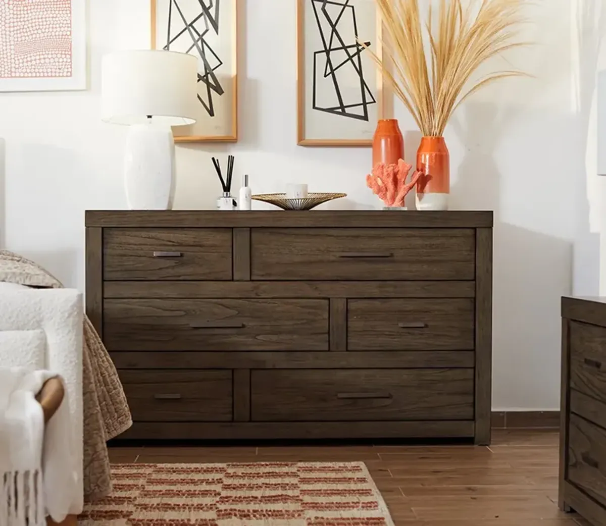 Aspen Home Modern Loft 6-Drawer Dresser