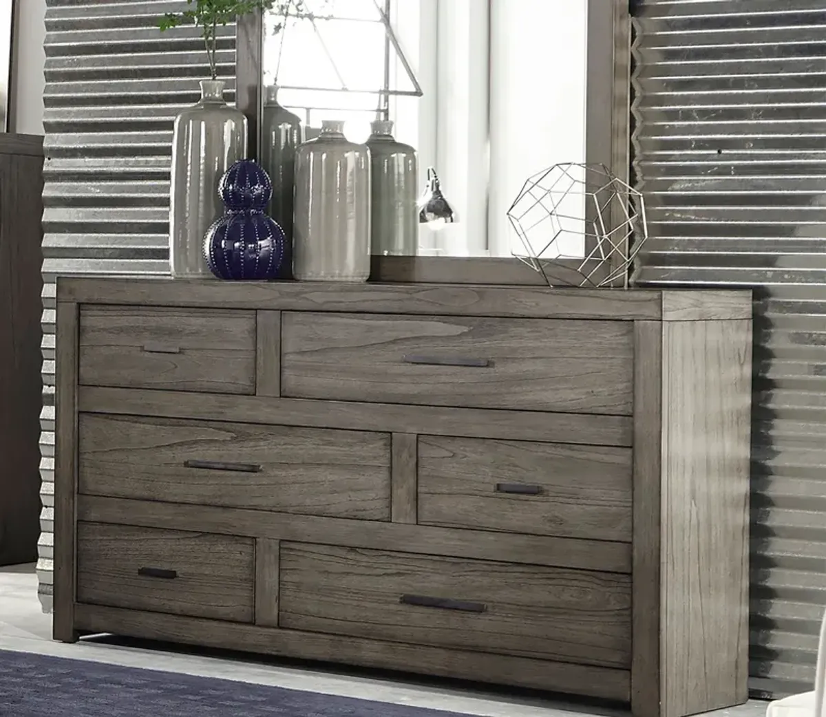 Aspen Home Modern Loft 6-Drawer Dresser