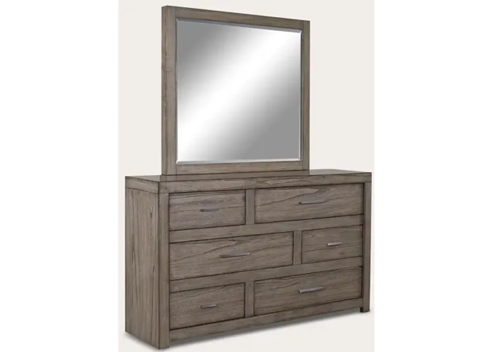 Aspen Home Modern Loft Rectangular Mirror - Grey