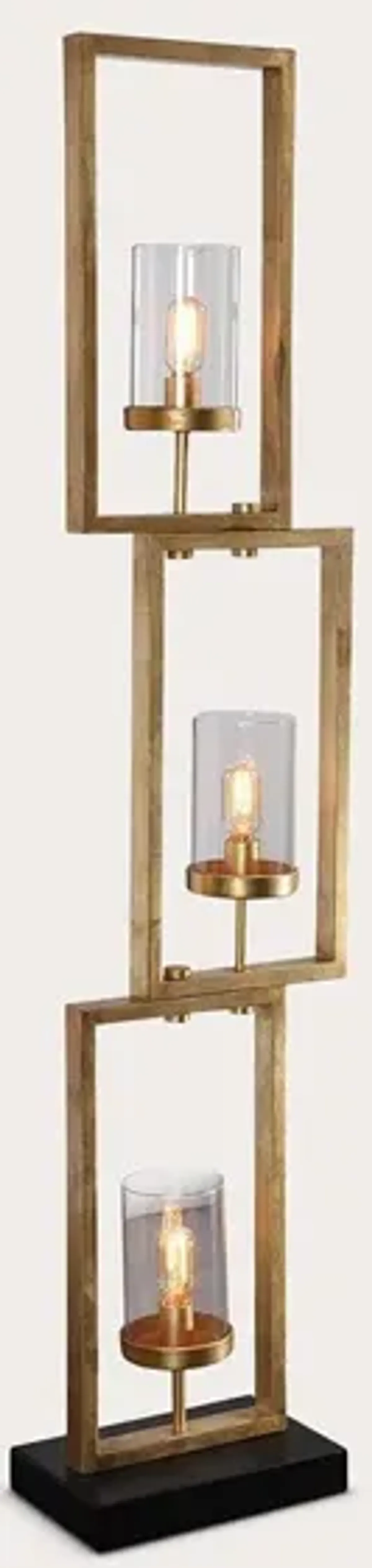 Uttermost Cielo Staggered Rectangles Floor Lamp