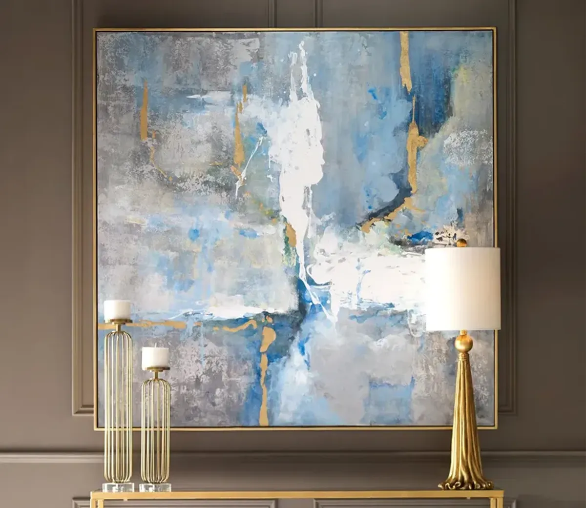 Uttermost Meditation Hand Painted Canvas