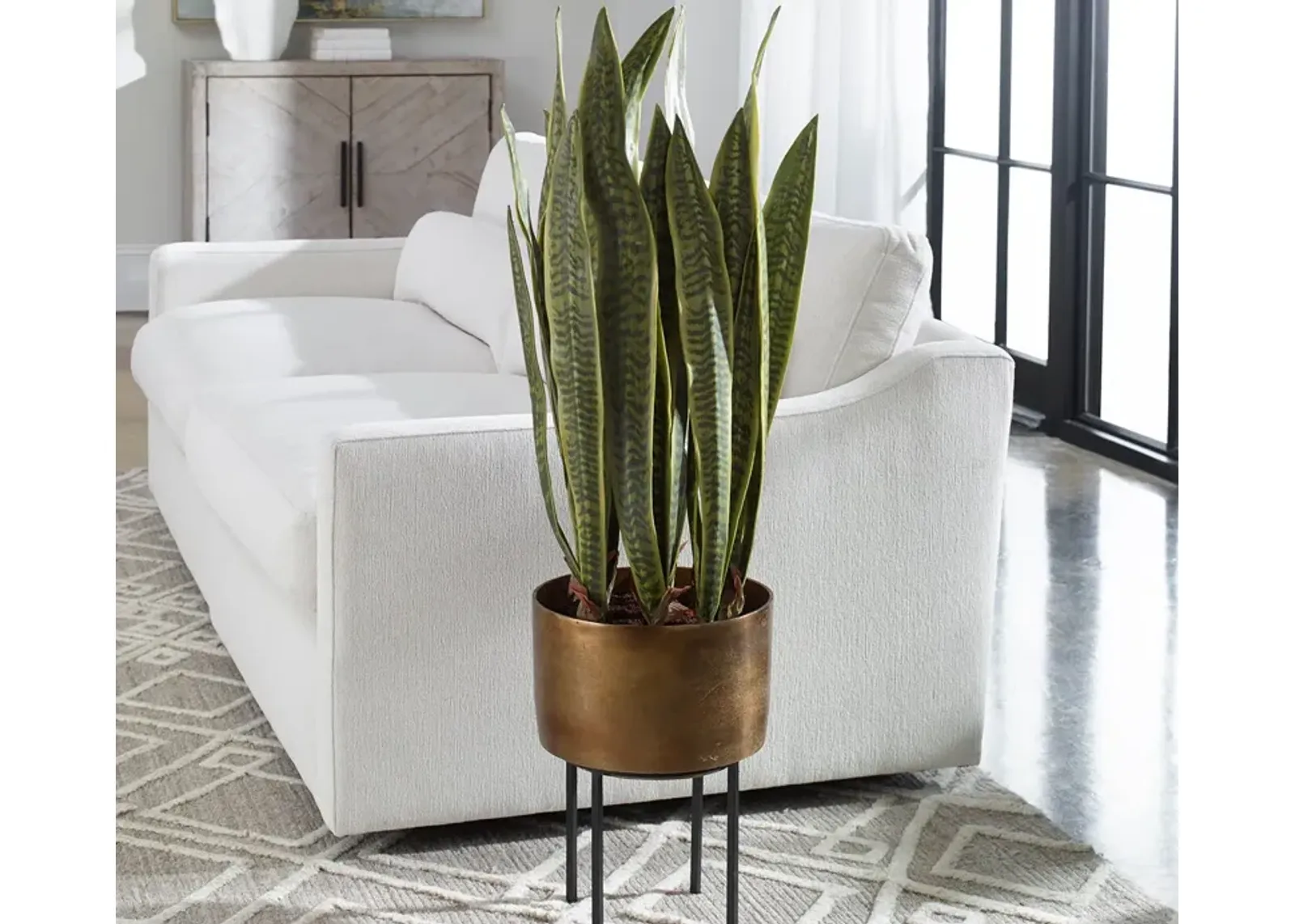 Uttermost Fasita Brass Planter