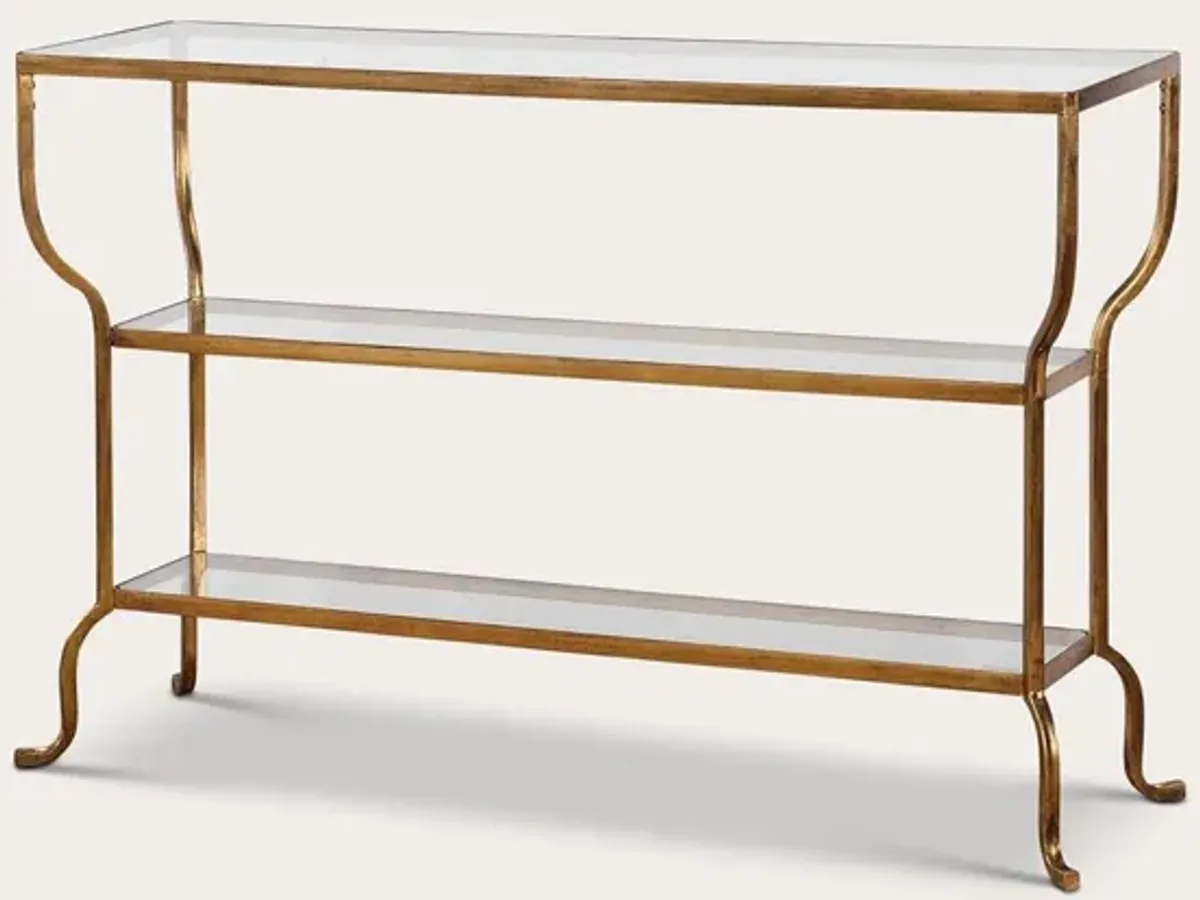 Uttermost Deline Gold Console Table