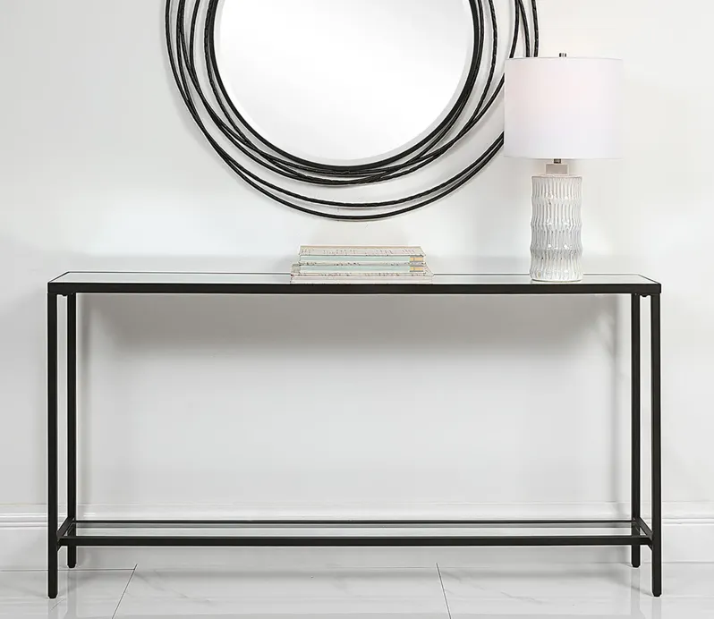 Uttermost Hayley Black Console Table