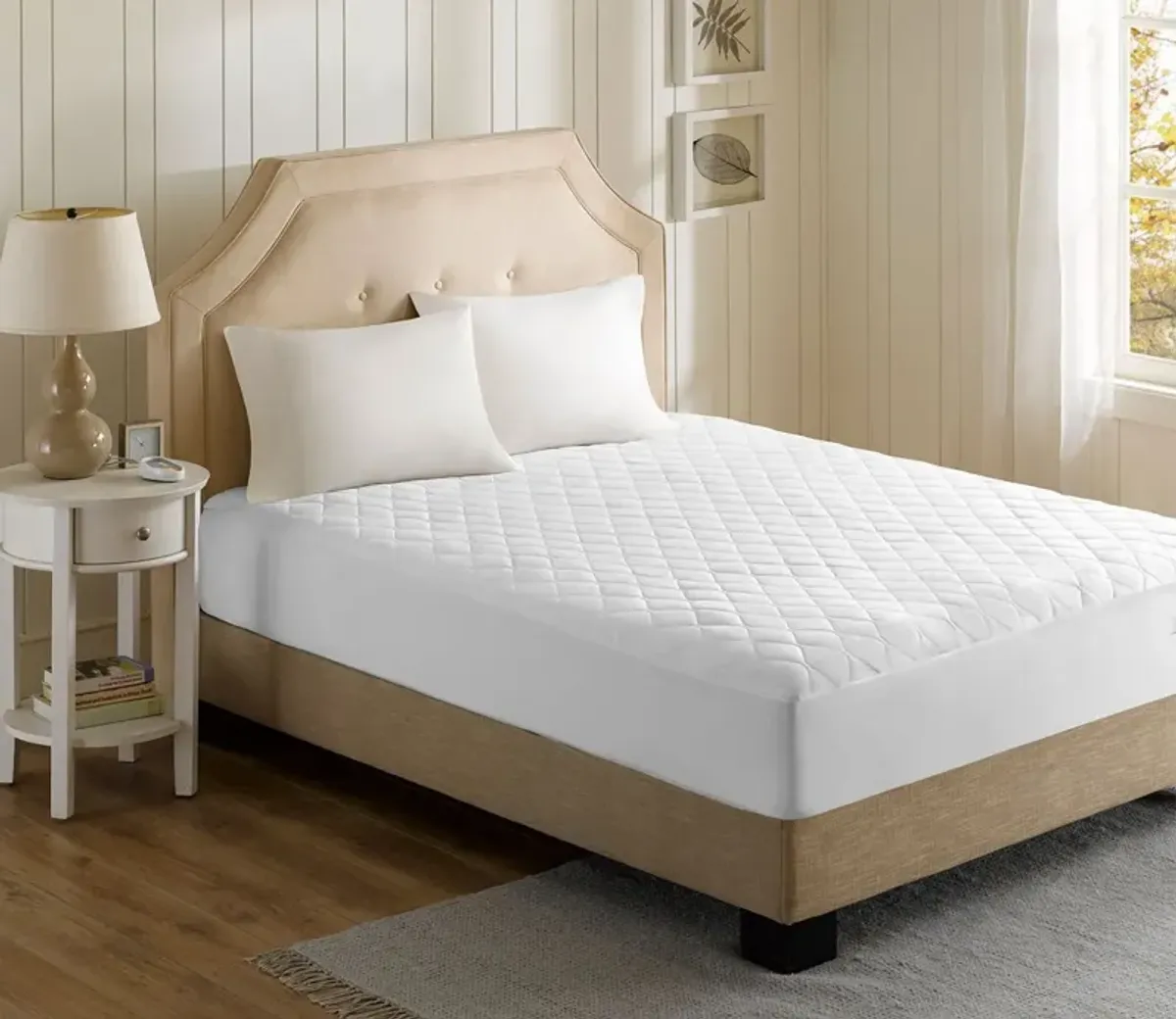 Beautyrest Cotton Blend Heated Mattress Pad - Full