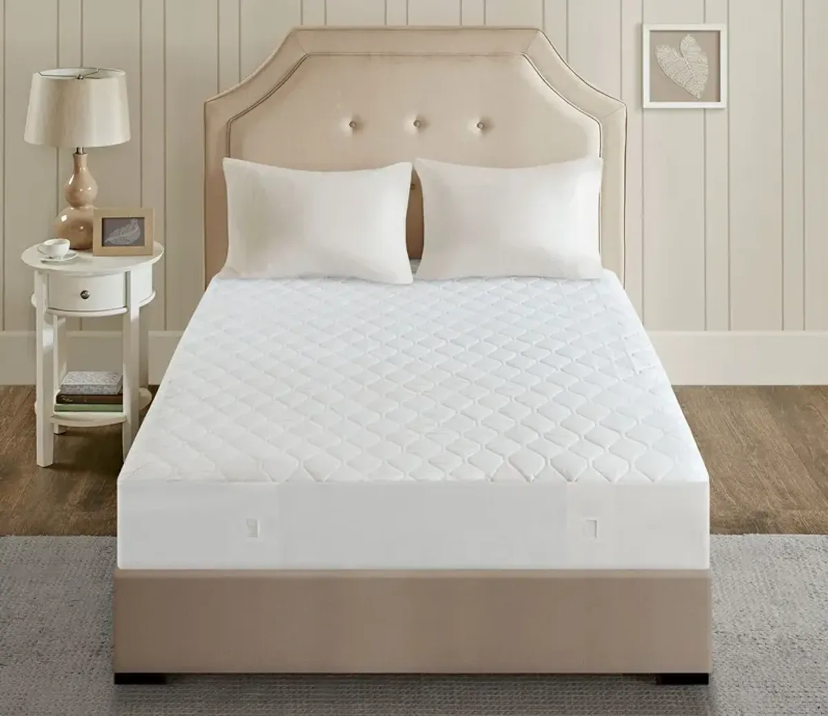 Beautyrest Cotton Blend Heated Mattress Pad - California King