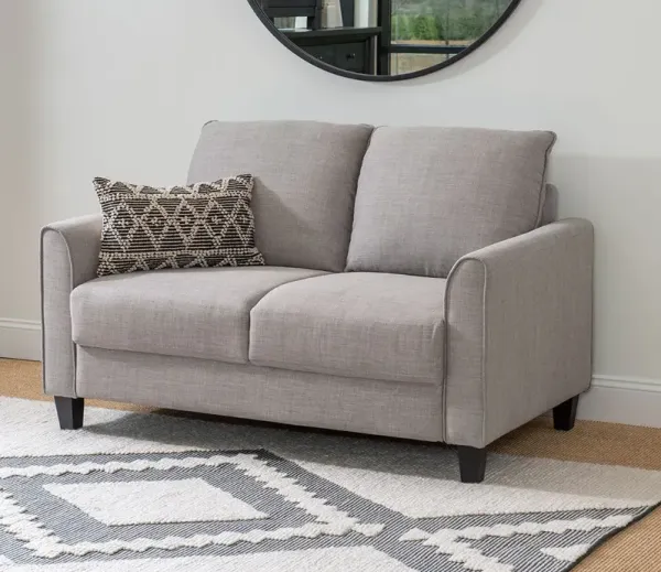 Legacy Classic Brooklyn Gray Fabric Loveseat