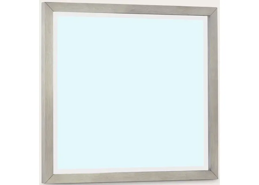 Modus Furniture Argento Misty Grey Oak Frame Mirror