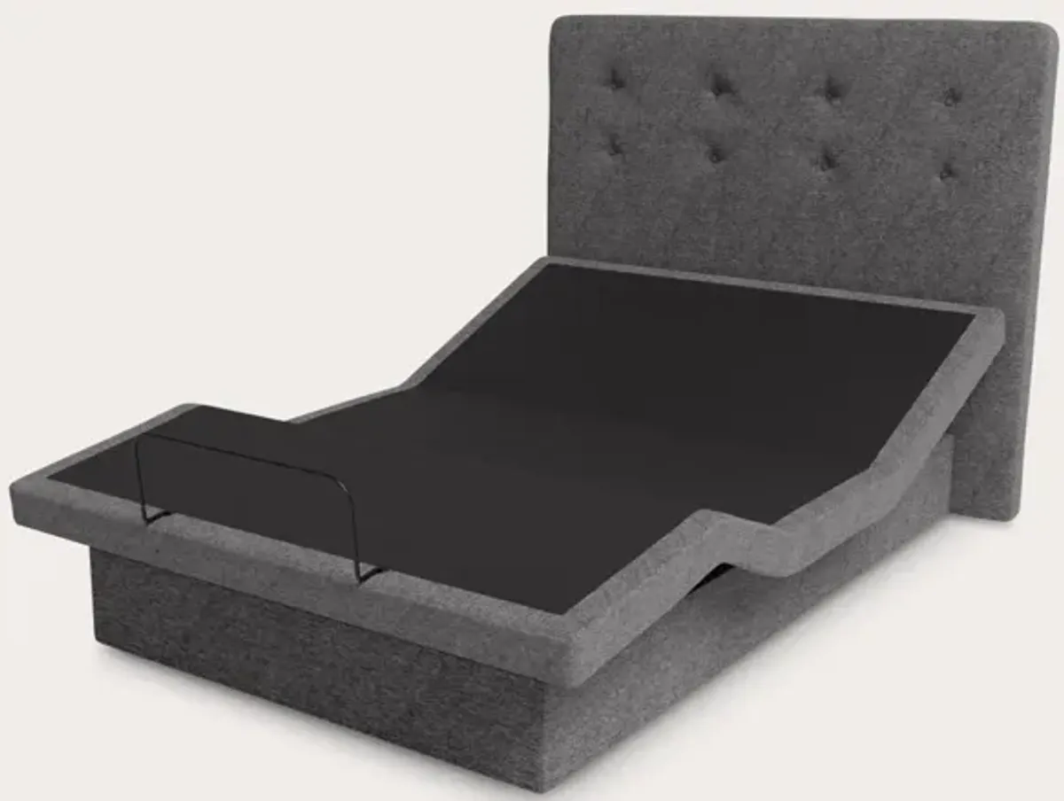 The Dawn House Adjustable Smart Bed - Memory Foam - Slate - Queen