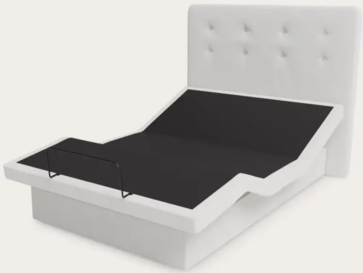 The Dawn House Adjustable Smart Bed - Memory Foam - Ivory - King