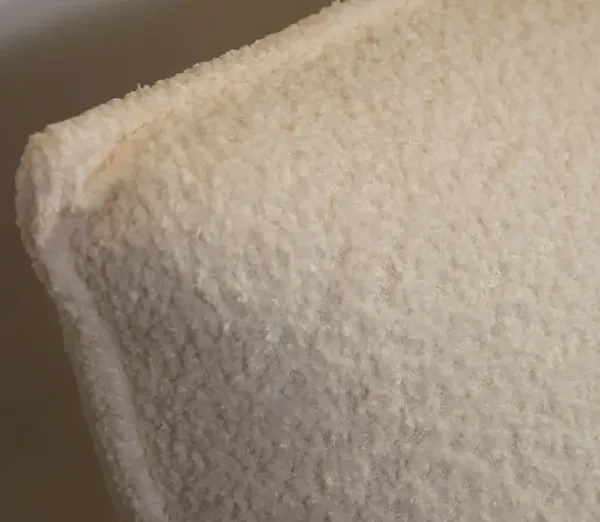 Parker House Cumulus Sherpa Fabric Upholstered Bed - White - Queen