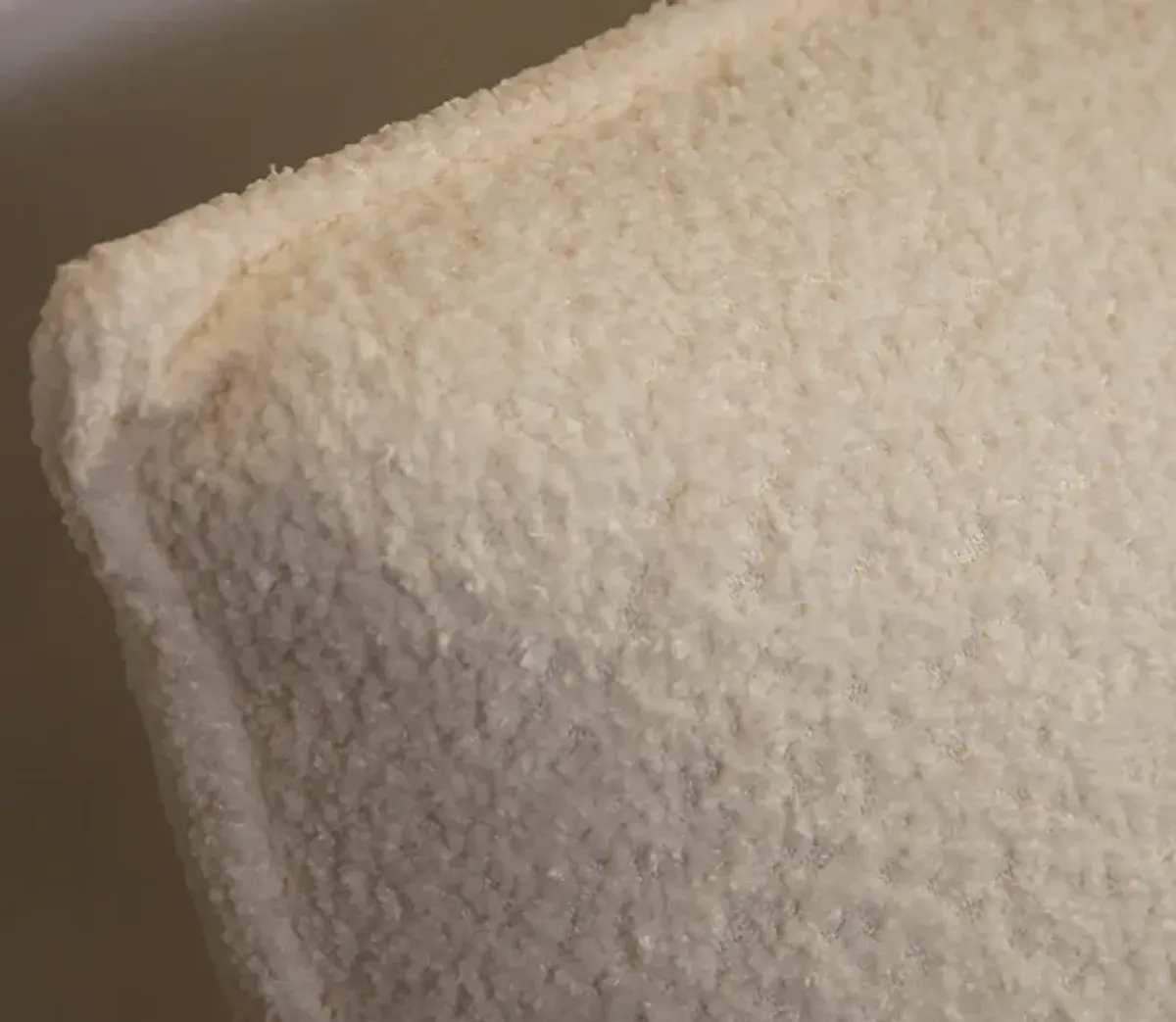 Parker House Cumulus Sherpa Fabric Upholstered Bed - White - King