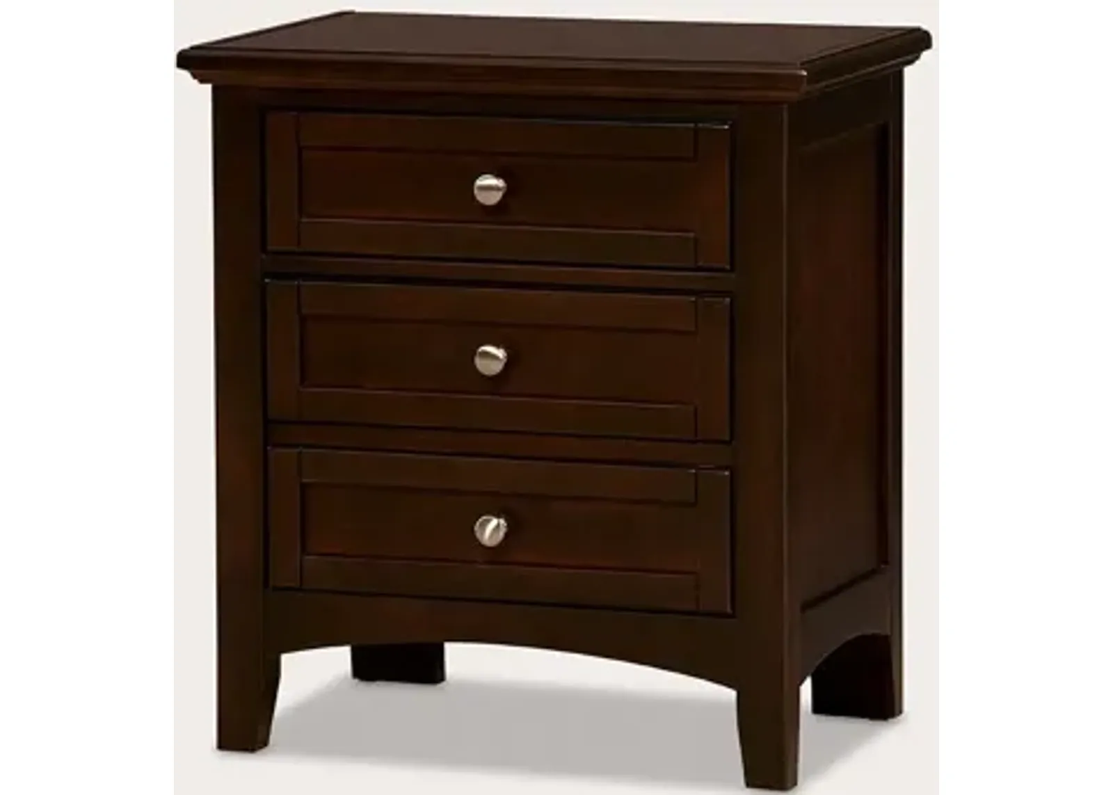 Vaughan Bassett Bonanza 2-Drawer Nightstand - Grey