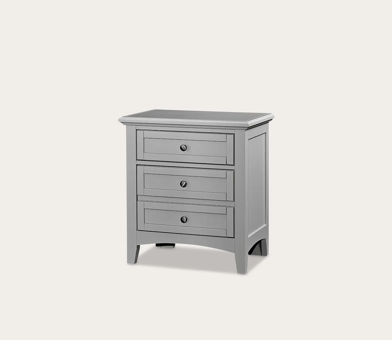 Vaughan Bassett Bonanza 2-Drawer Nightstand - White