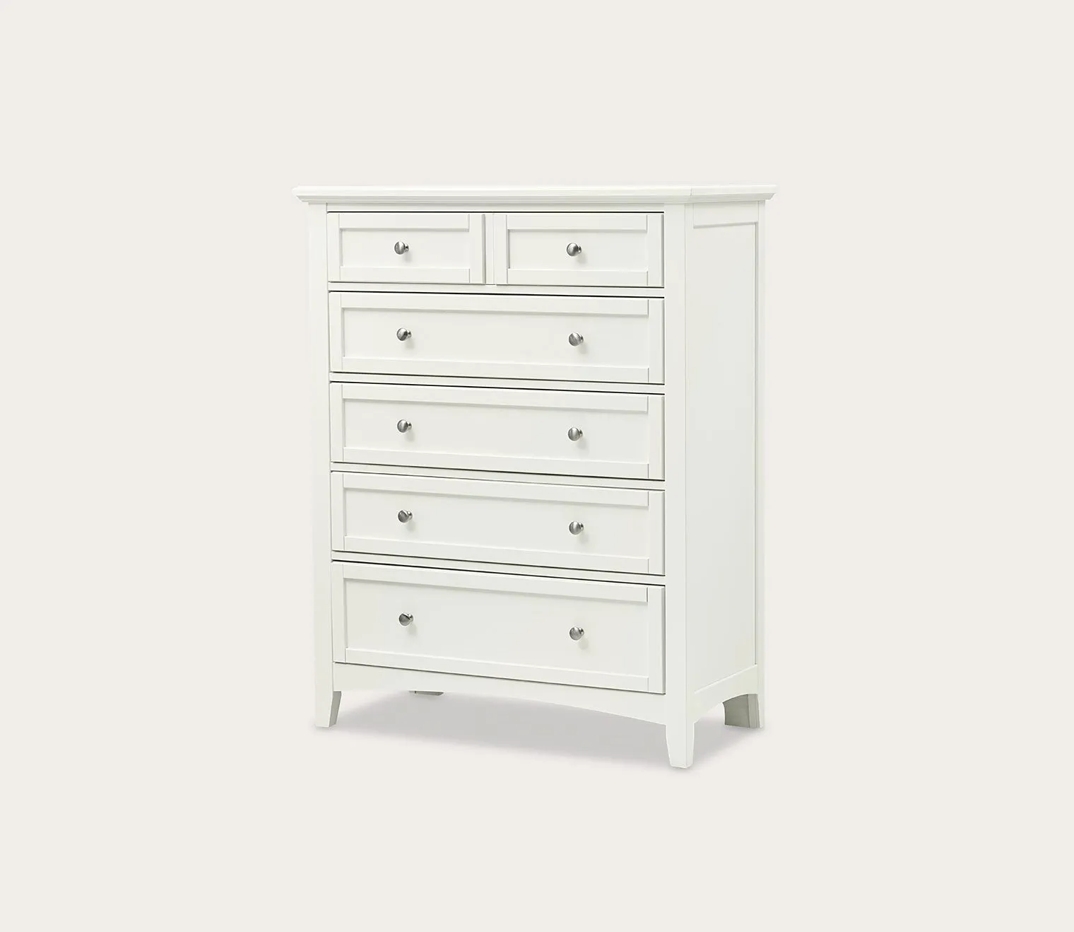 Vaughan Bassett Bonanza 5-Drawer Chest - Grey