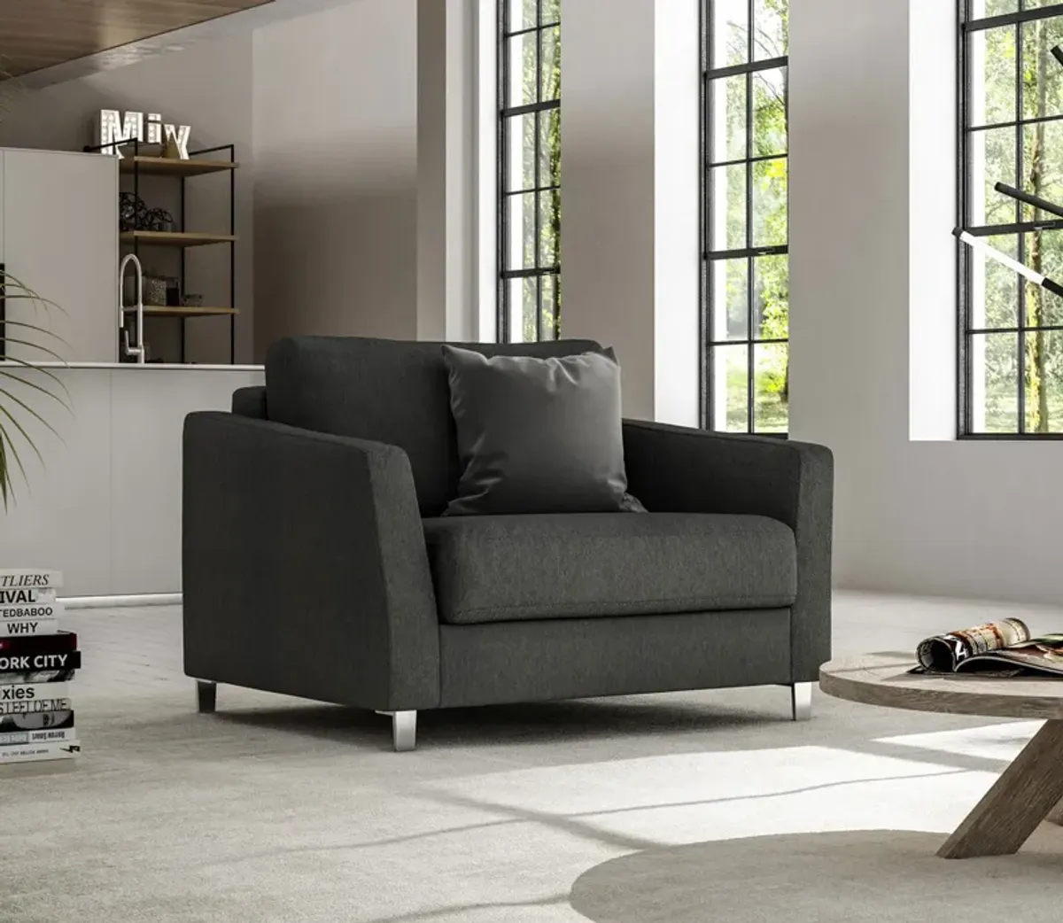 Luonto Monika Sofa Sleeper - Light Gray - Single