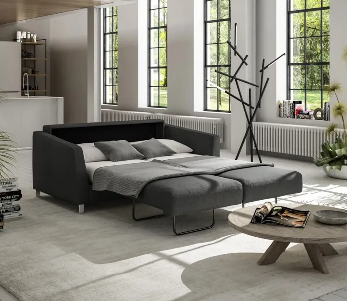 Luonto Monika Sofa Sleeper - Light Gray - Single