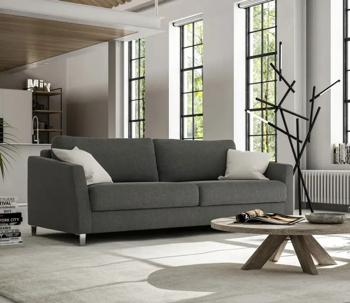 Luonto Monika Sofa Sleeper - Light Gray - Single