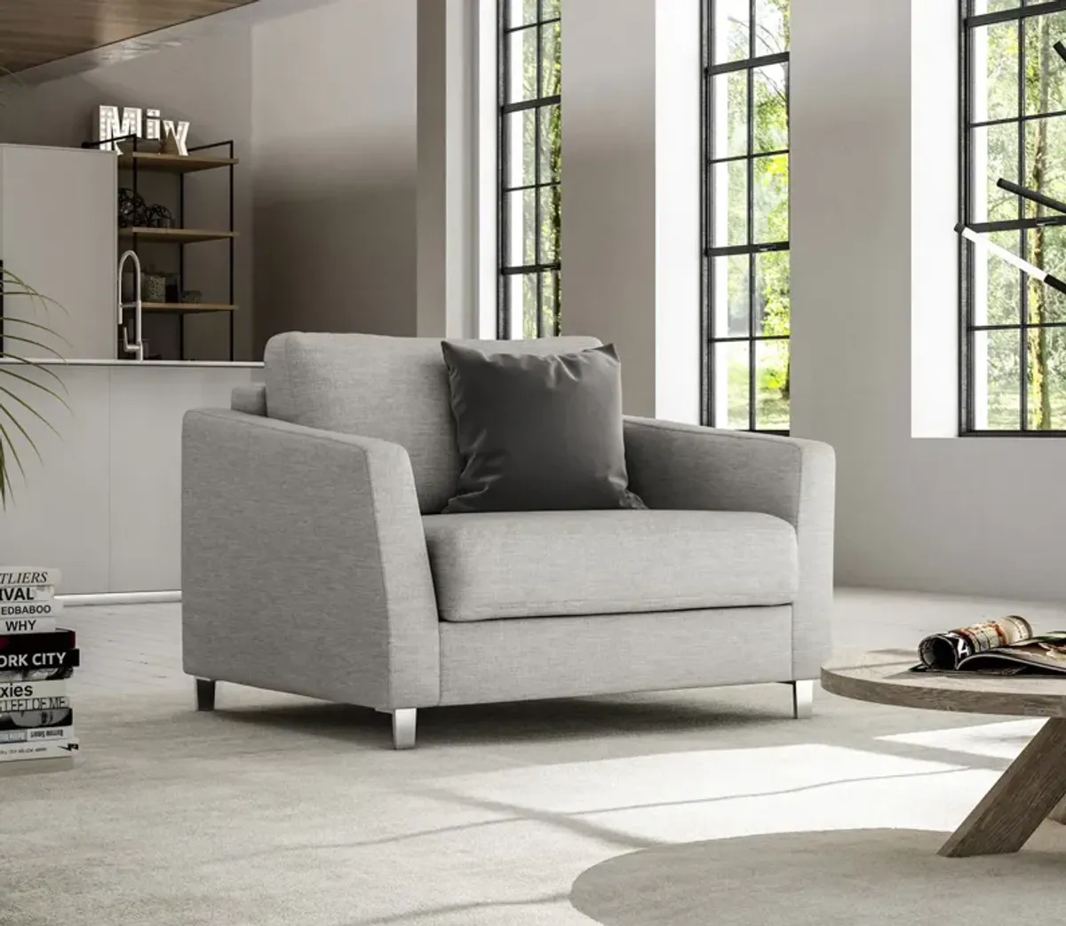 Luonto Monika Sofa Sleeper - Light Gray - Single