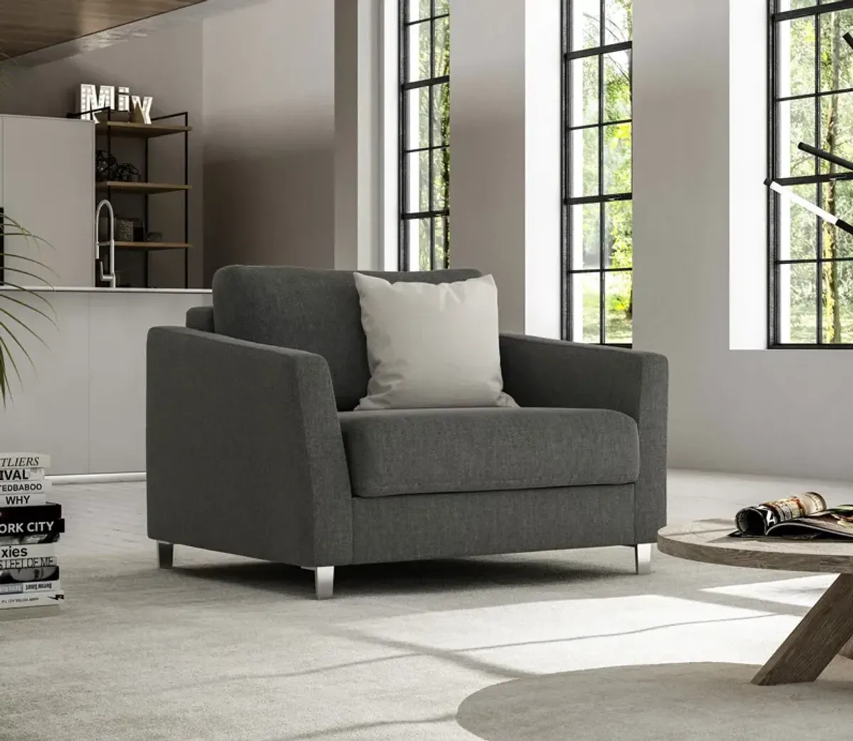 Luonto Monika Sofa Sleeper - Light Gray - Single