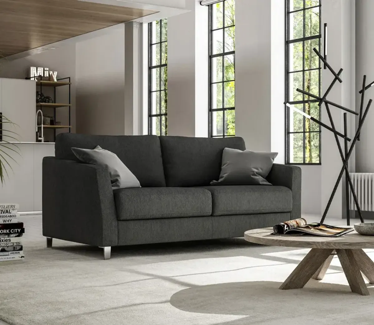 Luonto Monika Sofa Sleeper - Light Gray - Single