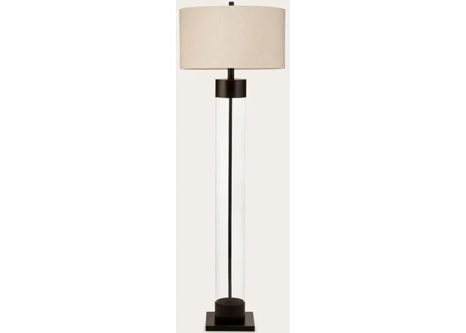 Bassett Mirror Haines Glass Floor Lamp