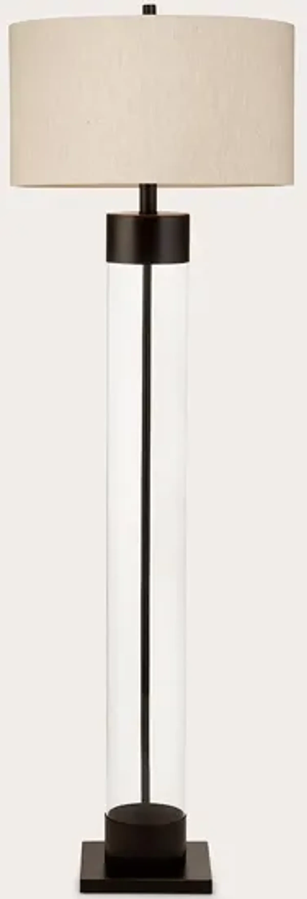 Bassett Mirror Haines Glass Floor Lamp