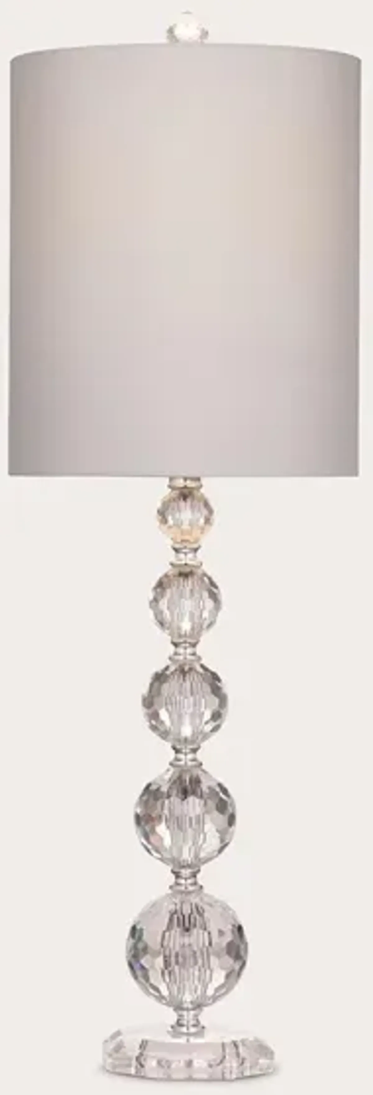 Bassett Mirror Zenia Glass Table Lamp