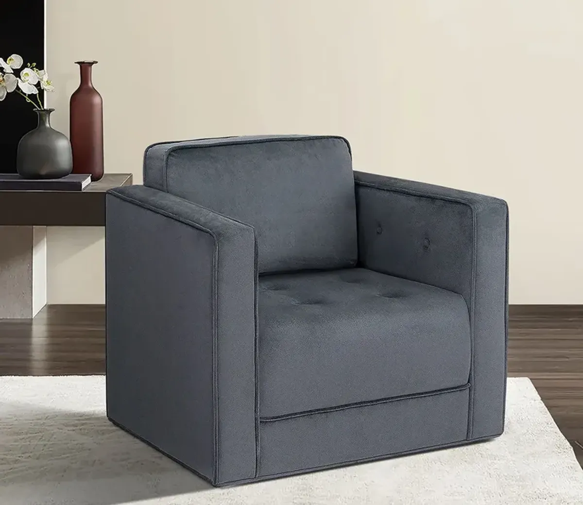 Martha Stewart Madrid Swivel Accent Chair