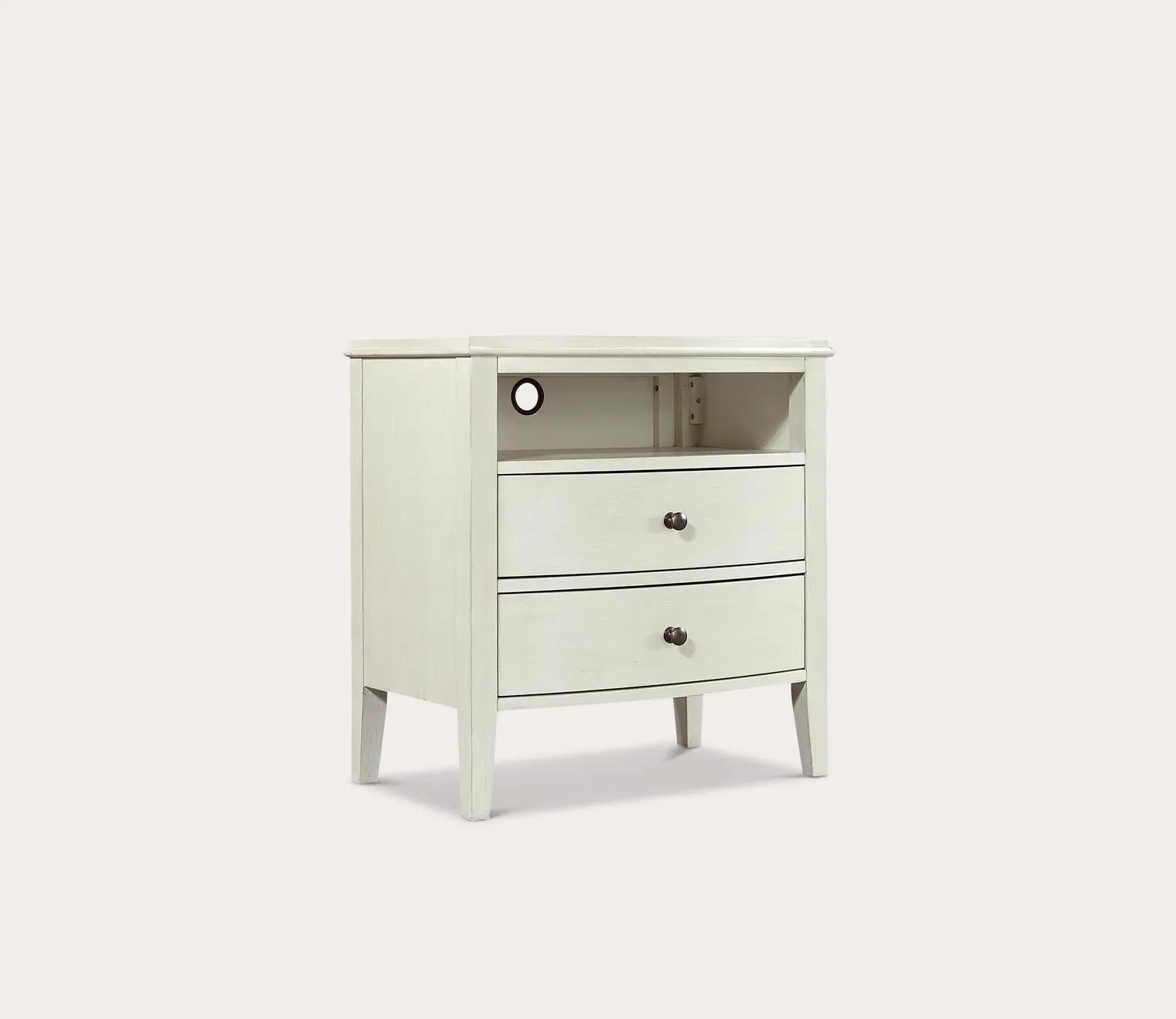 Aspen Home Charlotte 2-Drawer Nightstand - White