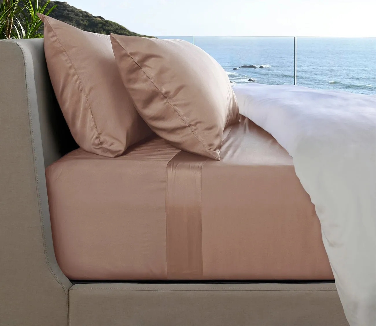 Cariloha Resort Bamboo Bed Sheet Set - Onyx - Split King