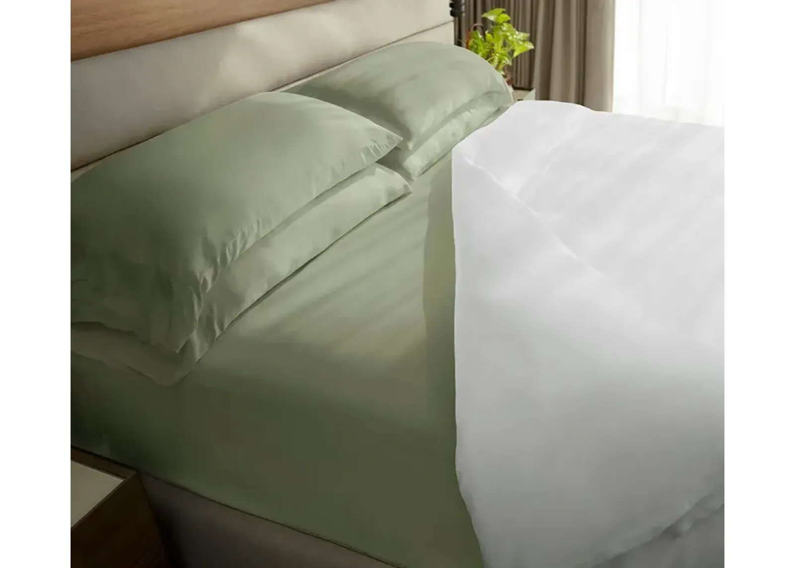 Cariloha Classic Bamboo Bed Sheet Set - White - King