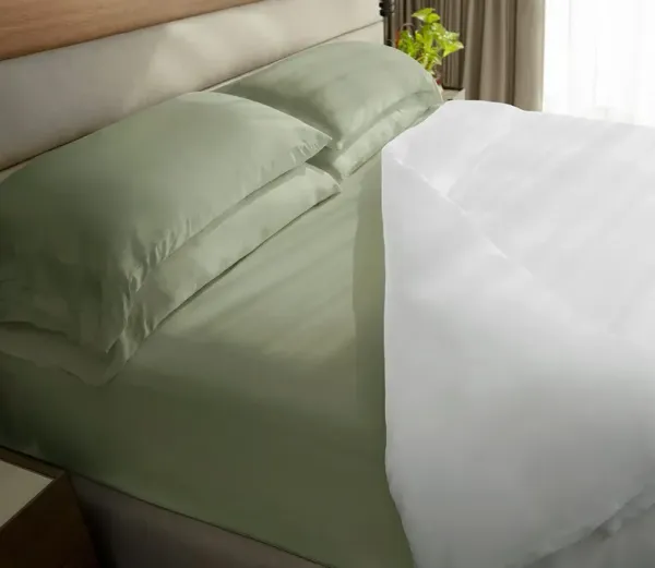 Cariloha Classic Bamboo Bed Sheet Set - White - Split King